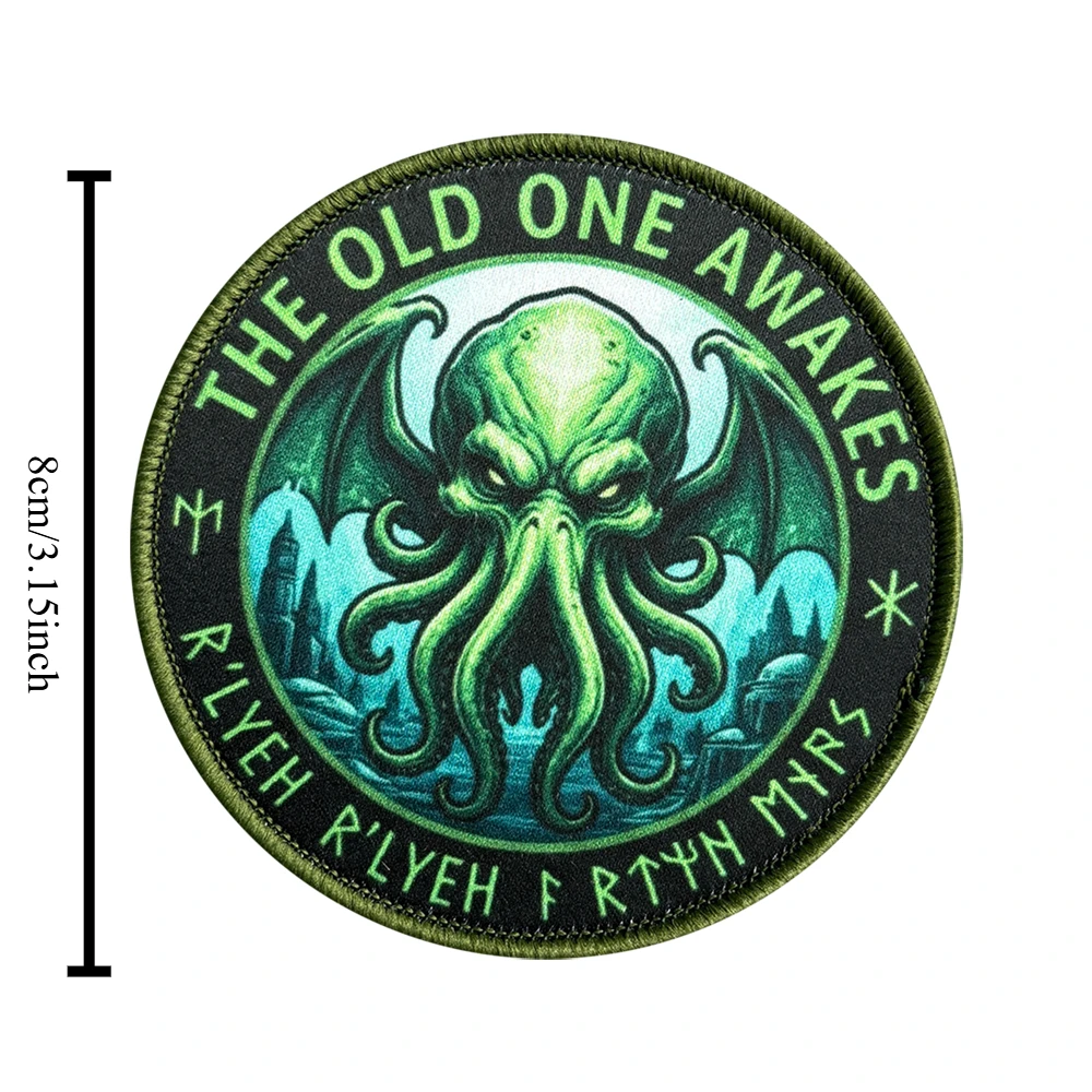 Parche táctico The Old One Awakes Cthulhu velcro para chaleco