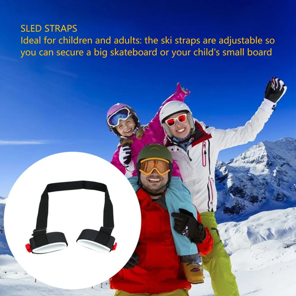 Correa de transporte snowboard ajustable con bandolera acolchada - imagen 3