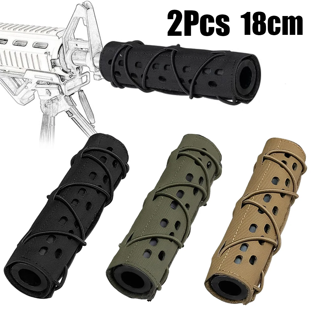 Funda protectora para supresor de airsoft de 7 pulgadas con nailon 800D