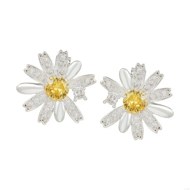 Pendientes con clip Freeclip flor – para uso diario sin agujero - imagen 3
