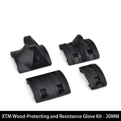 XTM Parada de Mano Táctica Picatinny para AR15 M4 Airsoft M-LOK Keymod