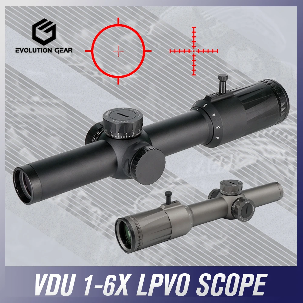 EvolutionGear VDU LPVO FFP hard anodizado resistente a golpes para AR - imagen 5