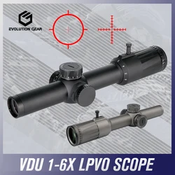 EvolutionGear VDU LPVO FFP hard anodizado resistente a golpes para AR