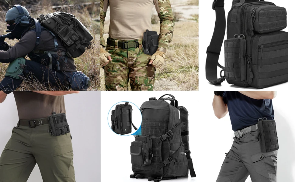 Bolsas MOLLE compactas en pack