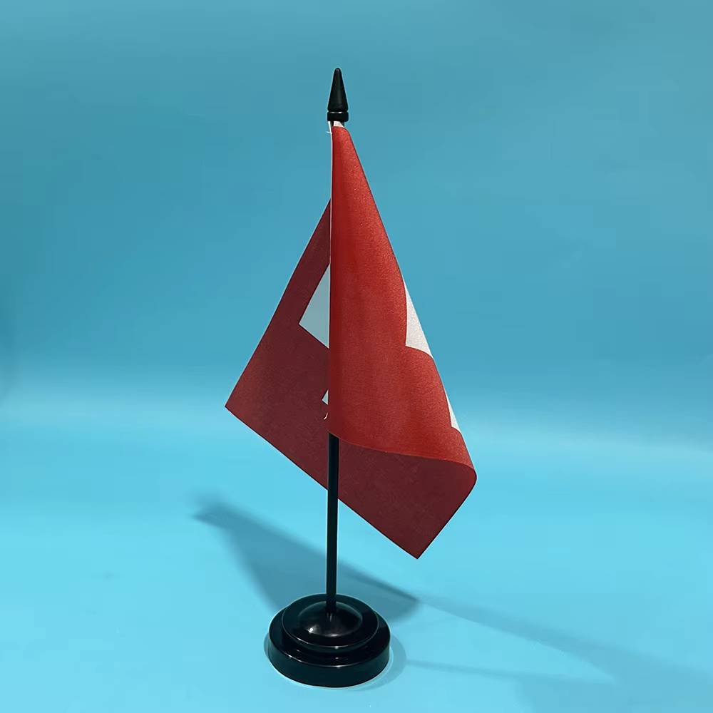 Bandera Suiza poliéster para mesa escritorio – Militaria surplus - imagen 2
