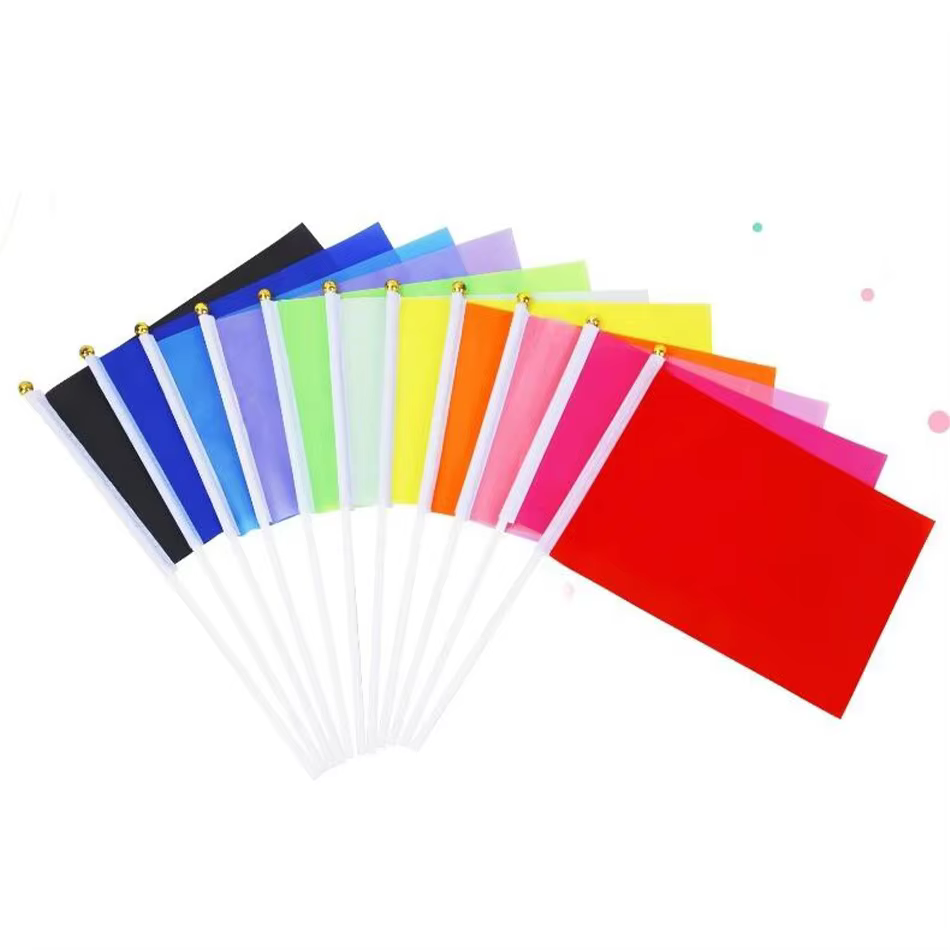 SKY FLAG Bandera mini ondeante de mano lisa para fiestas - imagen 2