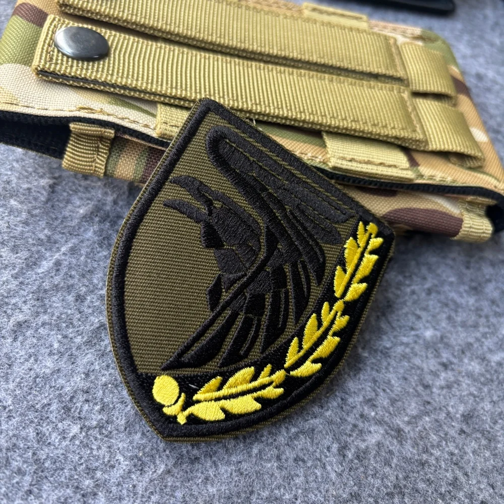 Parche táctico Arms Trident bandera de Ucrania bordado con velcro - imagen 4