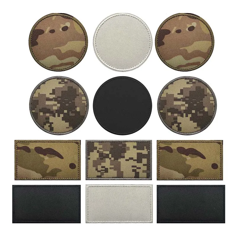 Parche táctico camuflaje bordado DIY con gancho y bucle - imagen 2