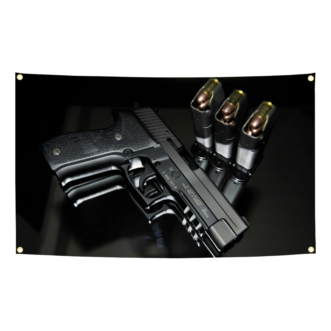 Sig Sauer bandera de poliéster estampado digital para pared exterior - imagen 5