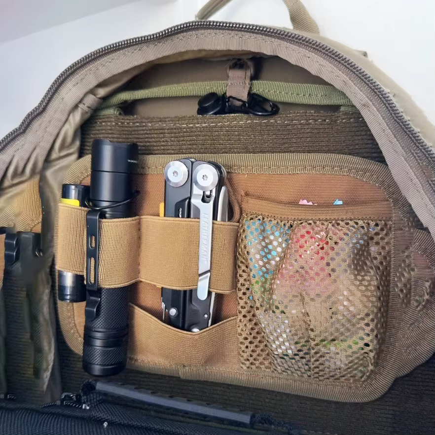 Panel organizador EDC modular MOLLE con separadores internos - imagen 5