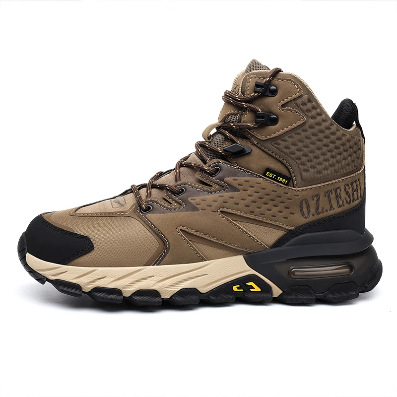 Botas tácticas de cuero impermeables hombre – Desert y montaña - imagen 5