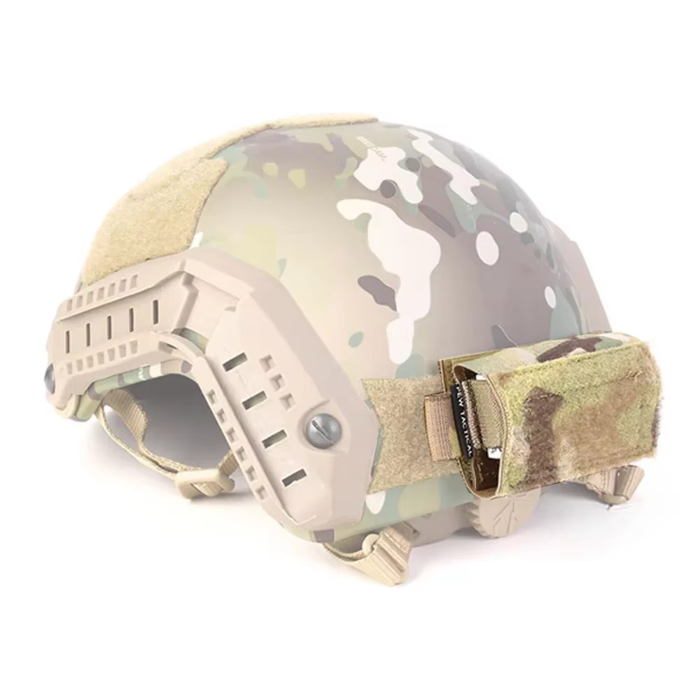 Bolsa contrapeso MOLLE Cr2 para casco táctico – Ajuste batería - imagen 4
