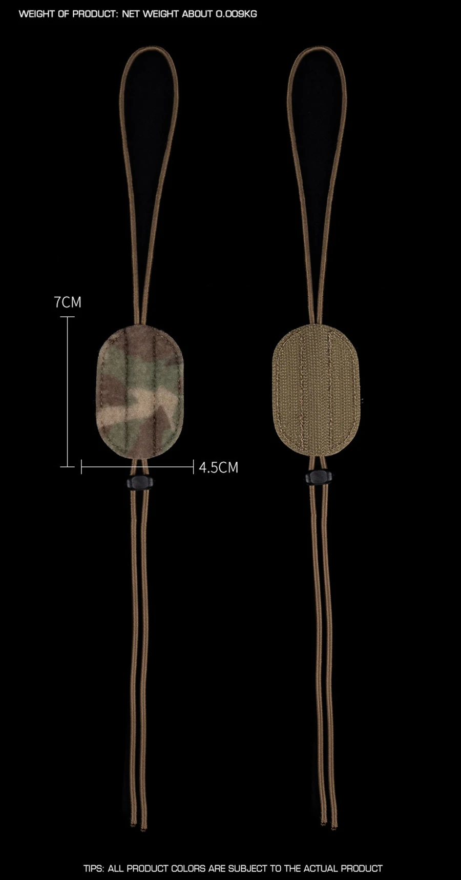 Variantes de color del kit de retención NVG