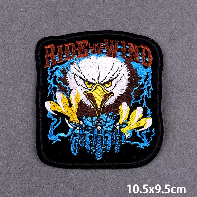 Live To Ride Parche Bordado Moto – Plancha Chaqueta Chaleco - imagen 3