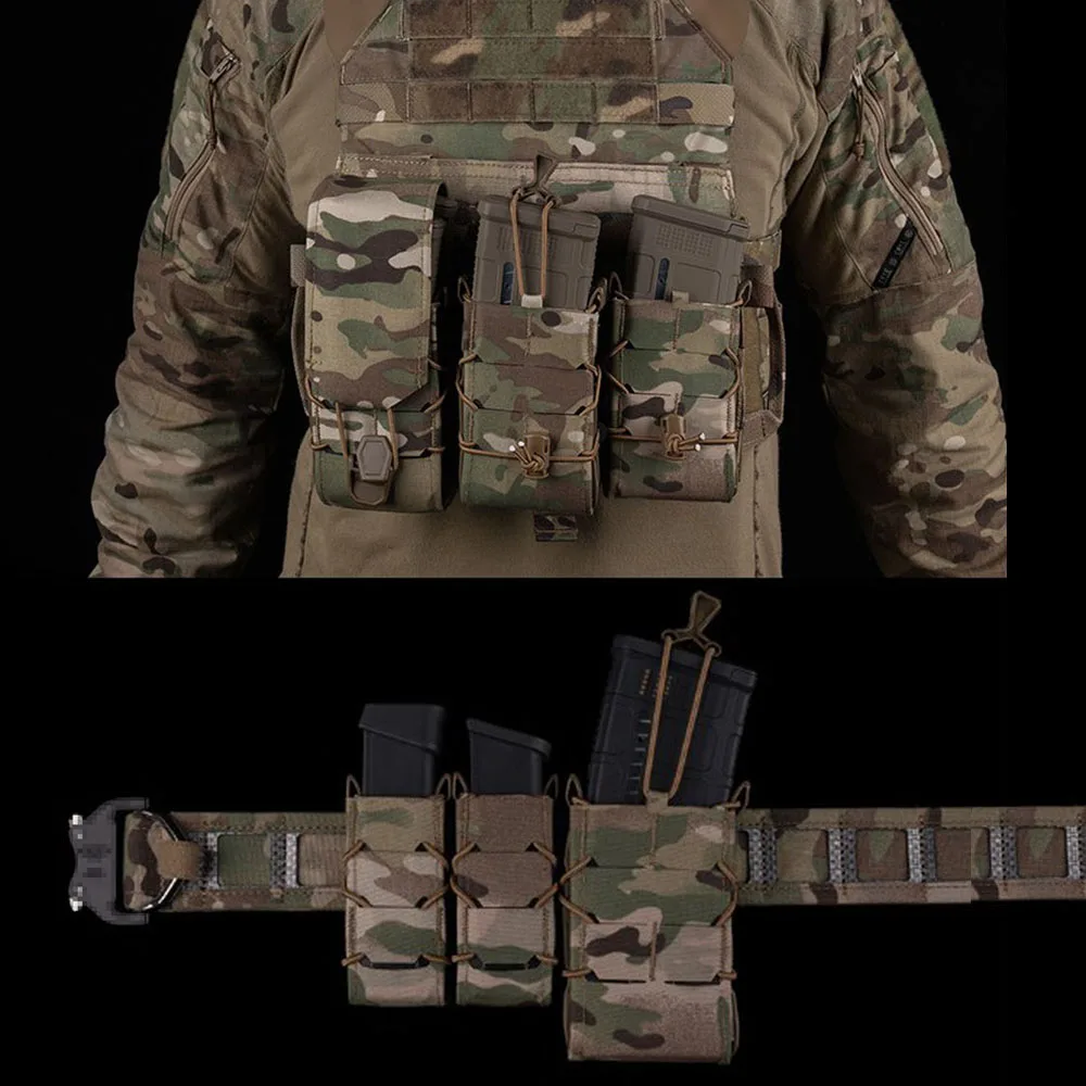 Bolsa táctica MOLLE cargadores tigre V2 – Liberación rápida - imagen 5