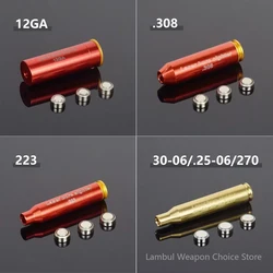 Boresighter láser rojo para alineación de cañón y visor