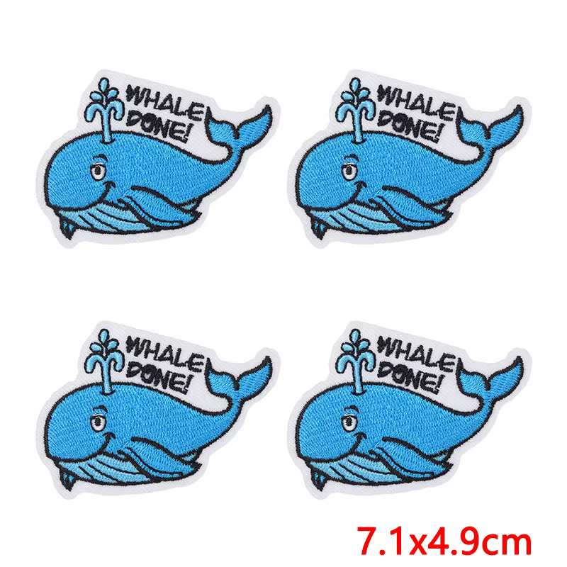 Parche termoadhesivo animales marinos y alimentos para mochila - imagen 5