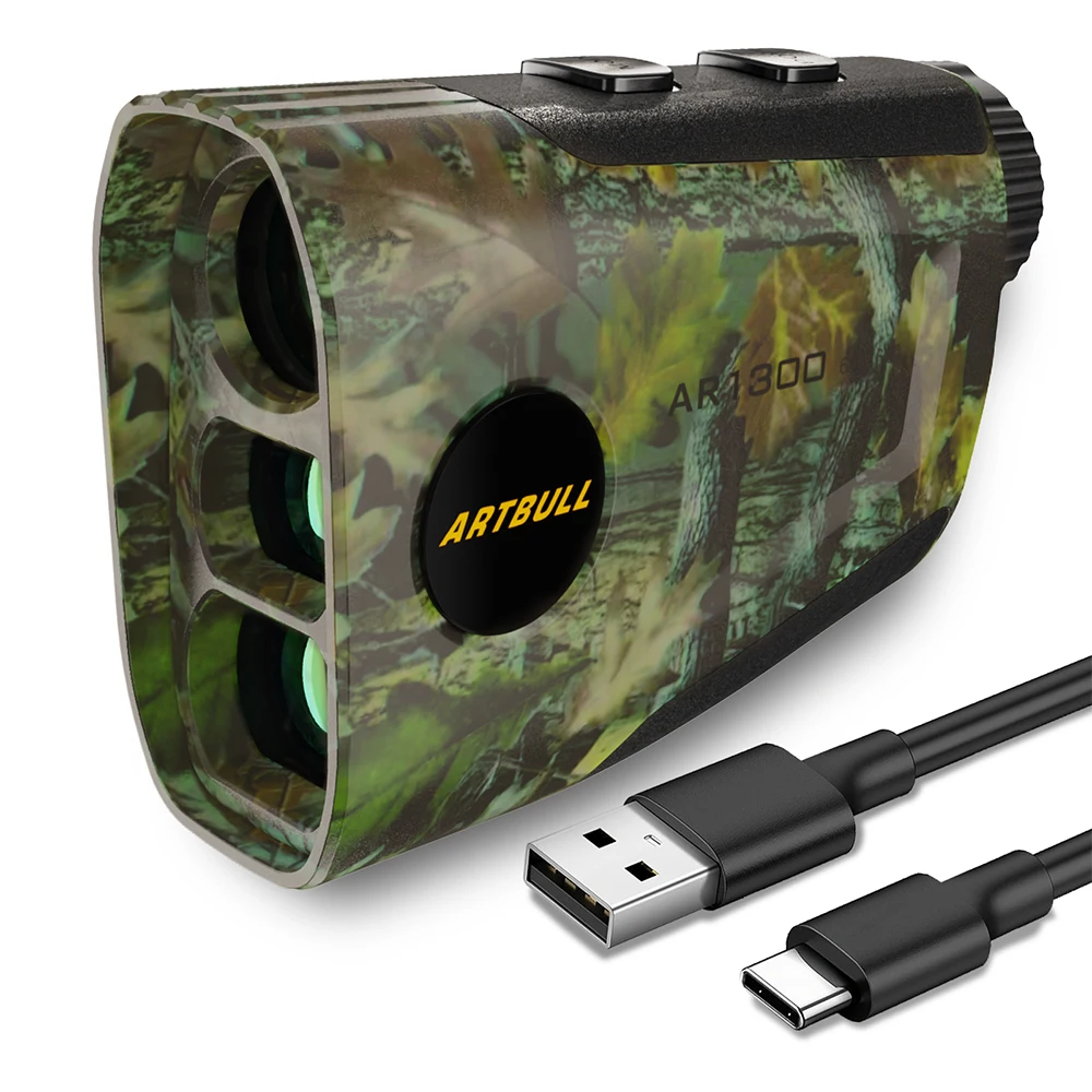 Telémetro láser recargable USB 5 camuflajes para caza y golf - imagen 2