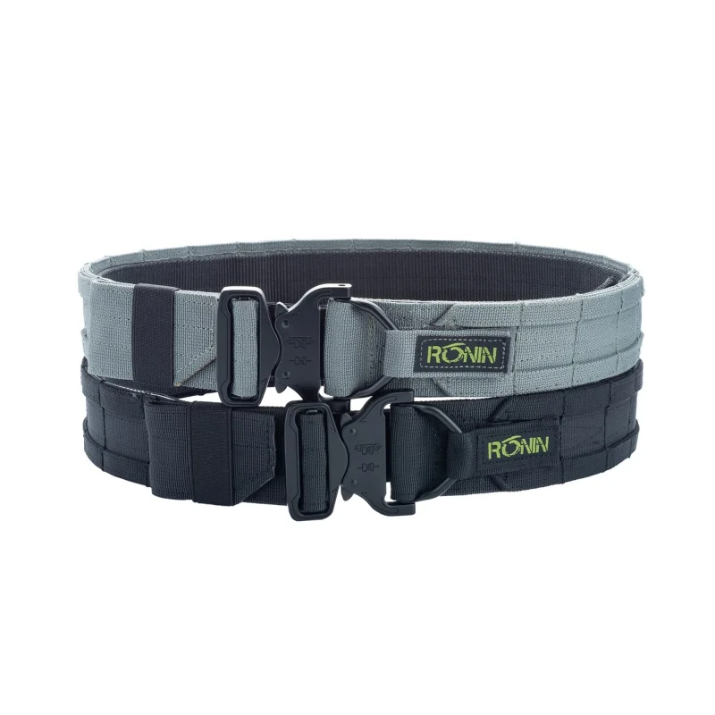 Cinturón táctico estilo Ronin MOLLE doble capa para caza outdoor - imagen 3