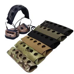 Funda táctica modular de protección para orejeras de caza, velcro