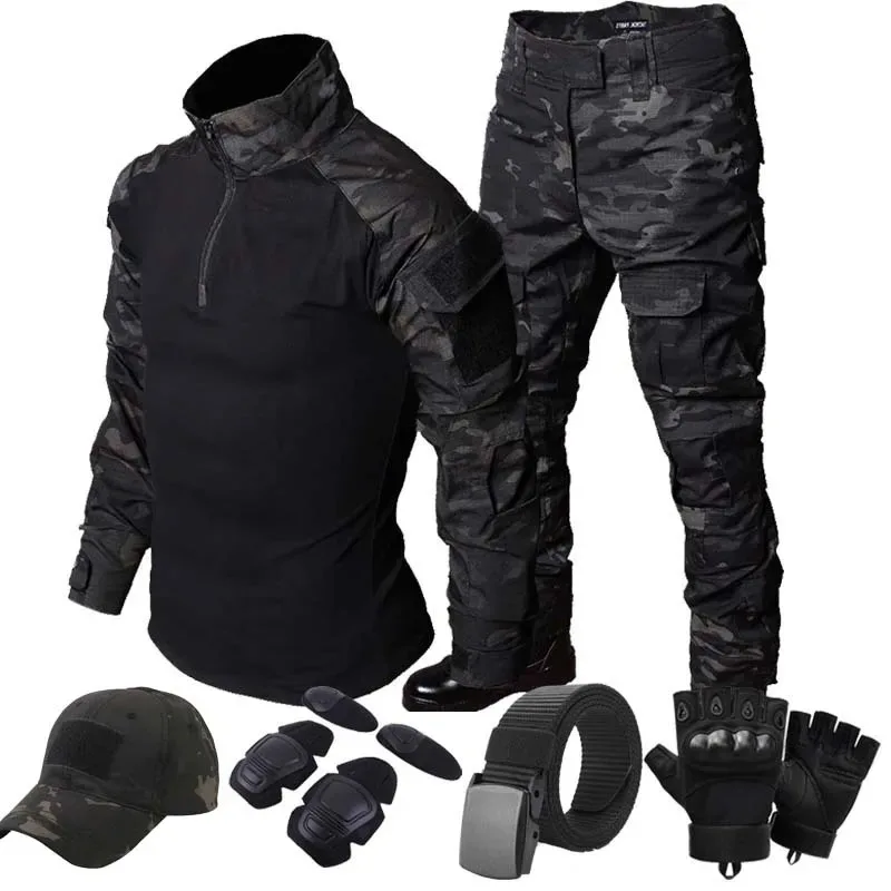 Uniforme táctico completo hombre: camisa frog y pantalón cargo - imagen 3