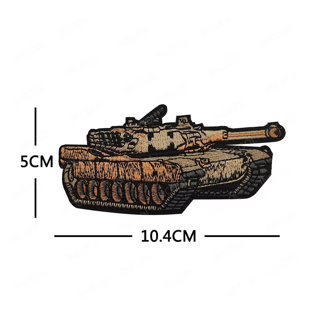Parche bordado tanque blindado - accesorio para ropa exterior - imagen 4