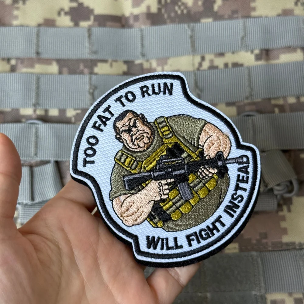 Parche táctico militar bordado Velcro gancho y bucle para mochila - imagen 5