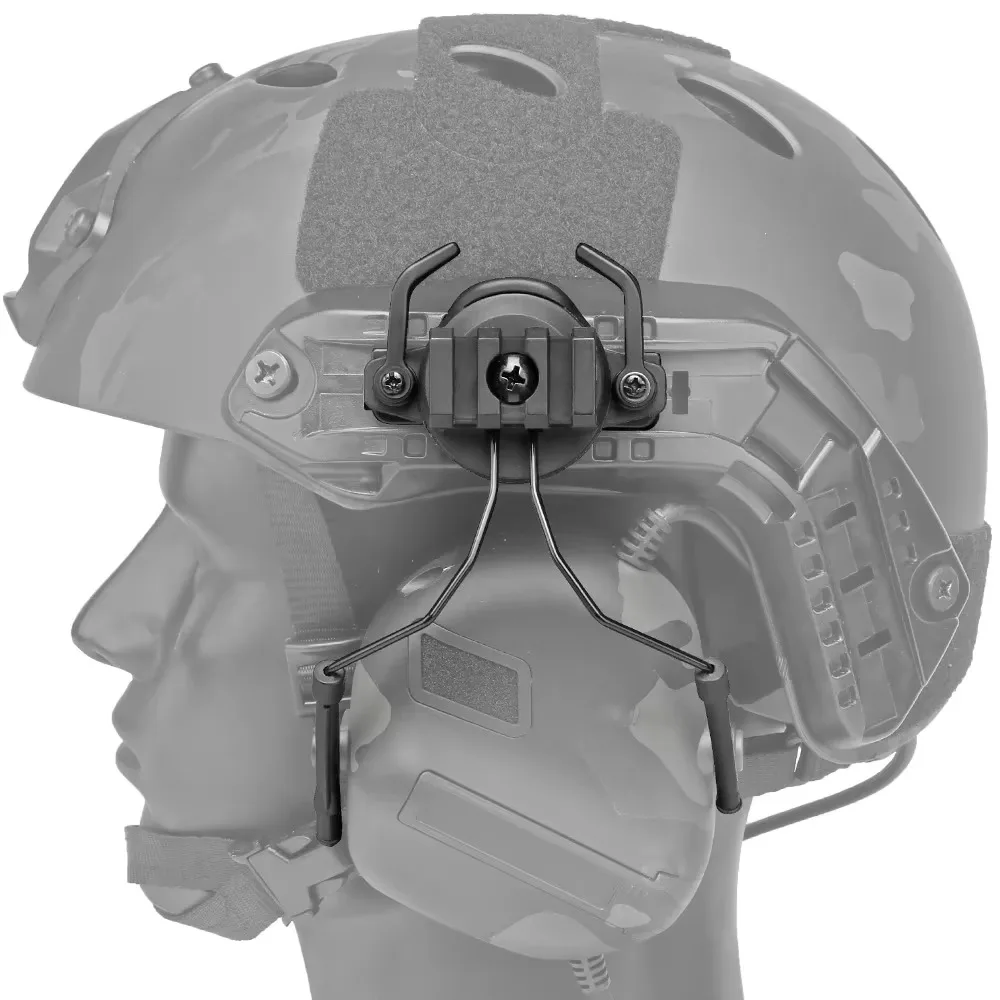 Adaptador de riel para casco táctico ARC con soporte giratorio - imagen 2