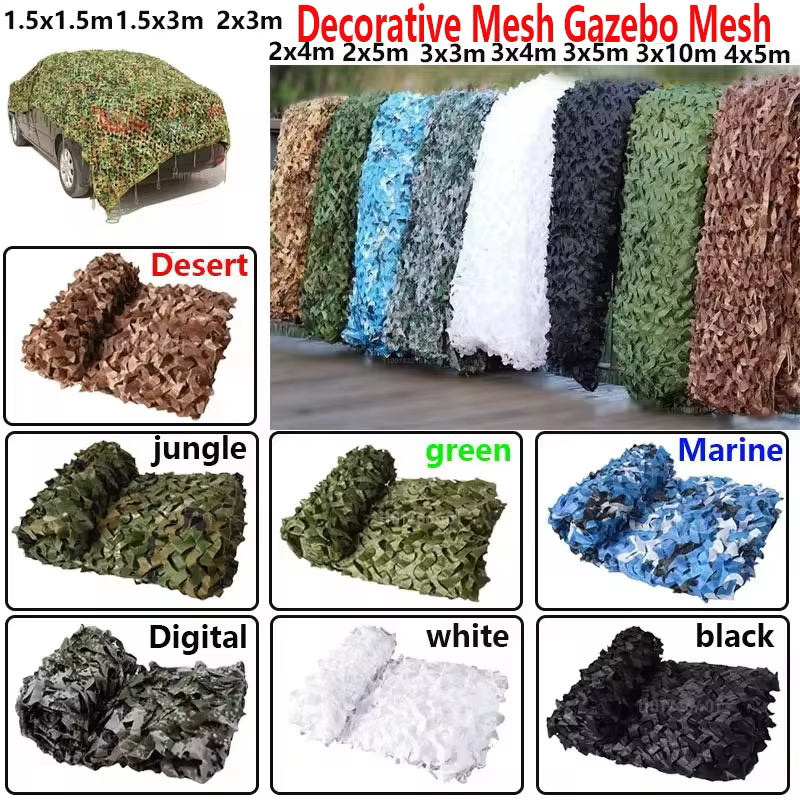 Malla de sombra reforzada para jardín y gazebo, varios colores - imagen 4
