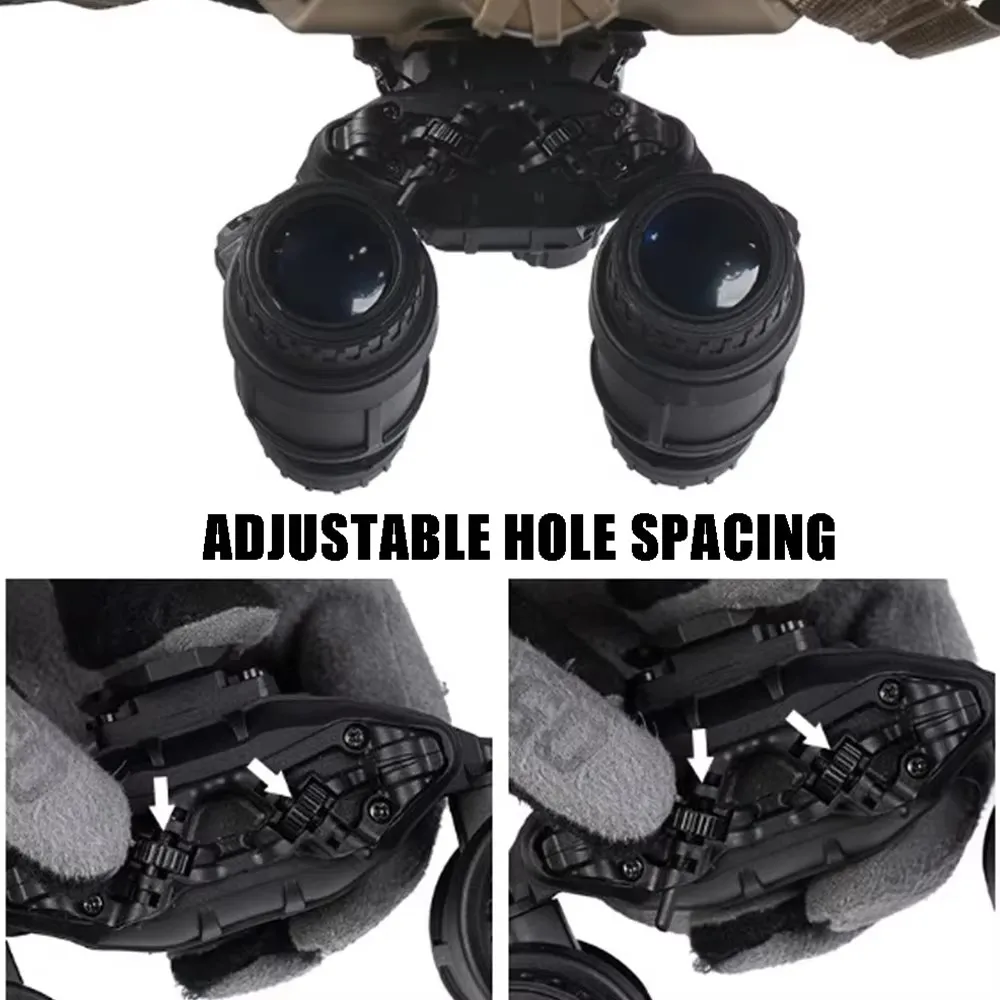 NVG DTNVS gafas visión nocturna táctica para casco FAST, montaje G19