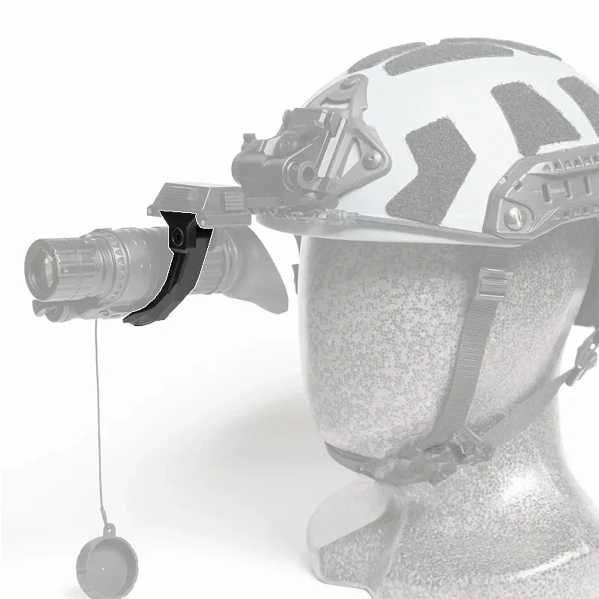 AN/PVS-14 NVG soporte de brazo tipo J nailon con puente ajustable - imagen 4