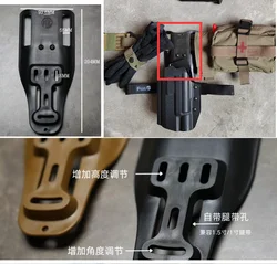 Adaptador para pierna con ajuste multiángulo para funda pistola