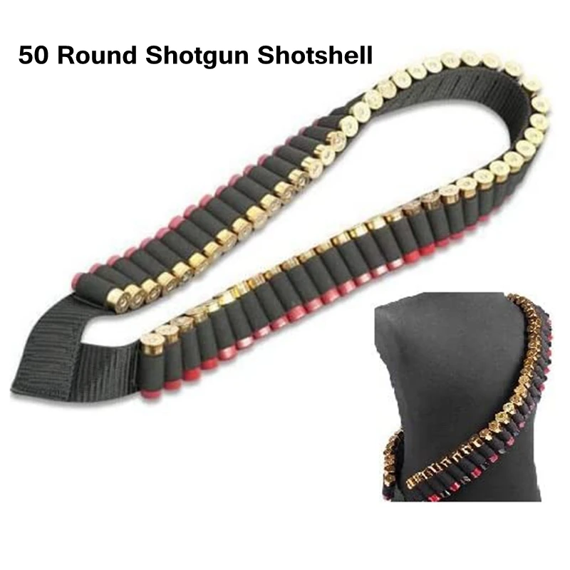 Bandolera táctica hombro stealth negra cal. 12/20 – Mag Carrier