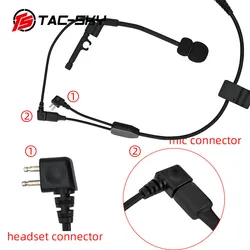 U94PTTK auriculares tácticos con micrófono y cable en Y IPSC