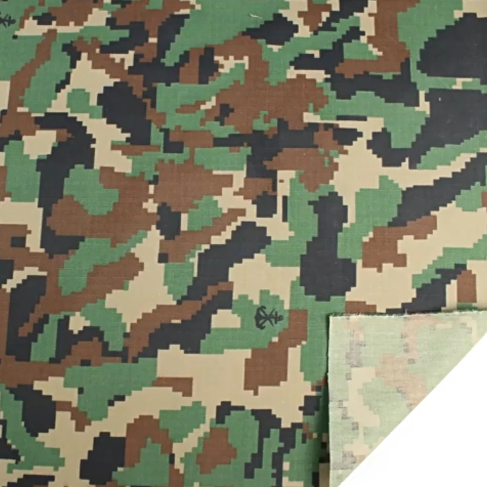 Tela de camuflaje táctica mexicana poliéster y algodón para exterior - imagen 5