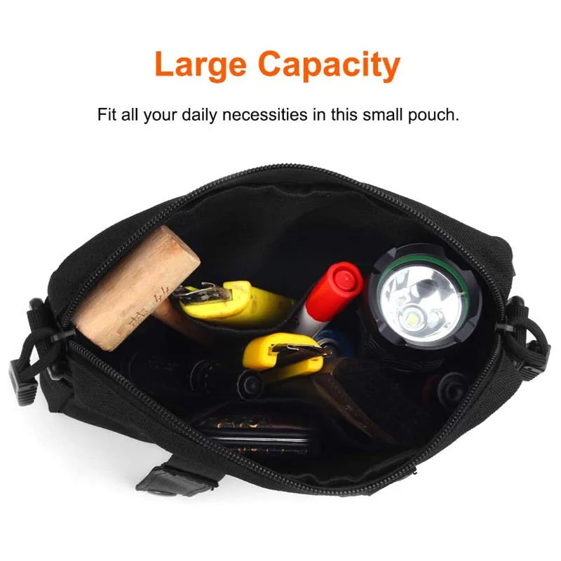 Bolsa táctica MOLLE pecho/cintura para cargadores y pistola - imagen 2