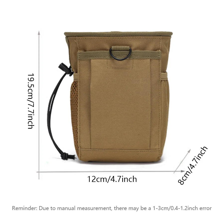 Bolso MOLLE de camuflaje en uso