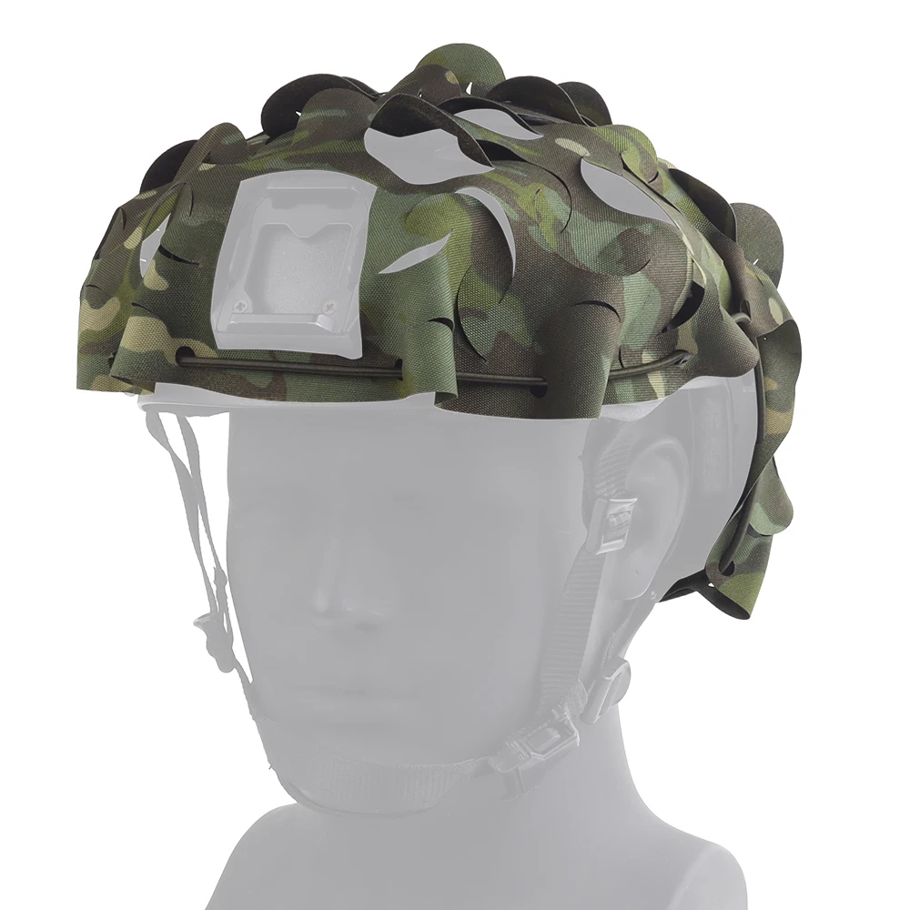 Poseidon Defense Funda universal para casco, camuflaje cortado a láser