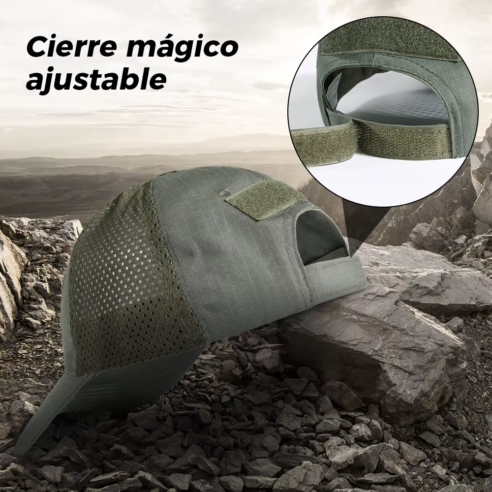 Gorra militar camuflaje mesh ajustable - Airsoft y outdoor - imagen 3