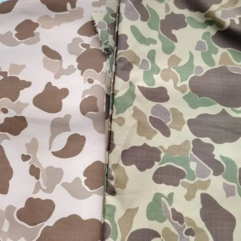Tela ripstop camuflaje táctica de nailon y algodón para proyectos - imagen 4