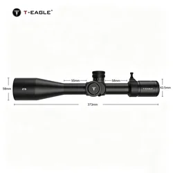 Visor telescópico táctico T-EAGLE ZS FFP HD para rifle con Picatinny