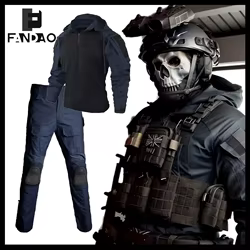 Ropa táctica camuflaje fantasma para airsoft, paintball y cosplay