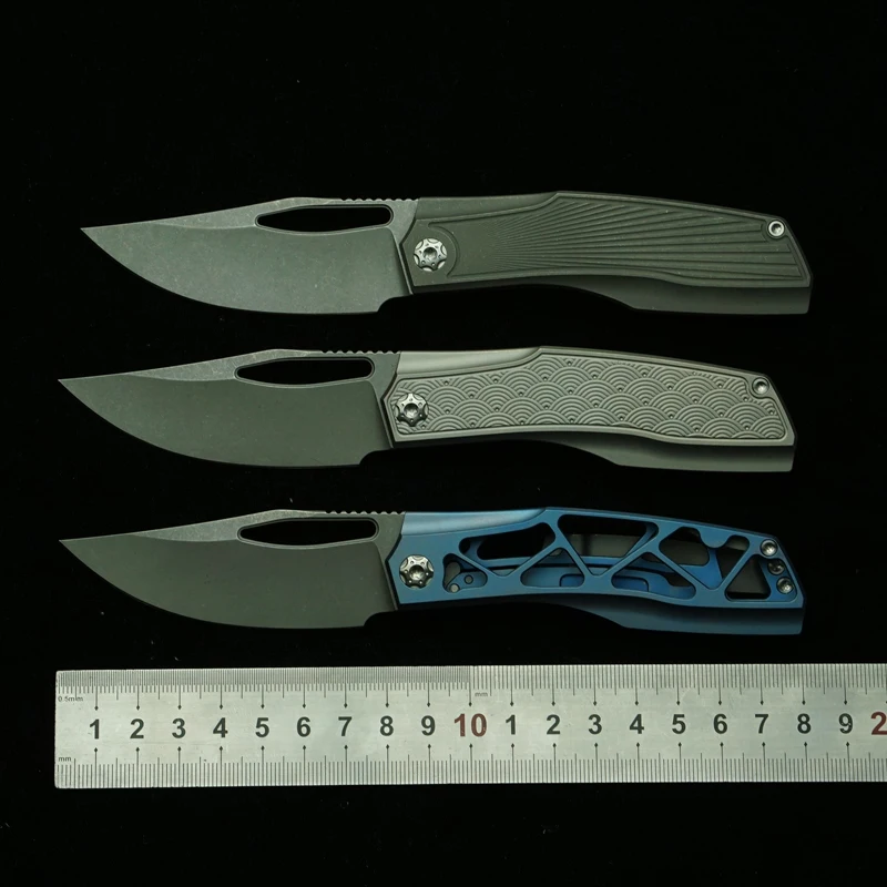 LEMIFSHE Protean Cuchillo Plegable Táctico para Camping, Cocina - imagen 3