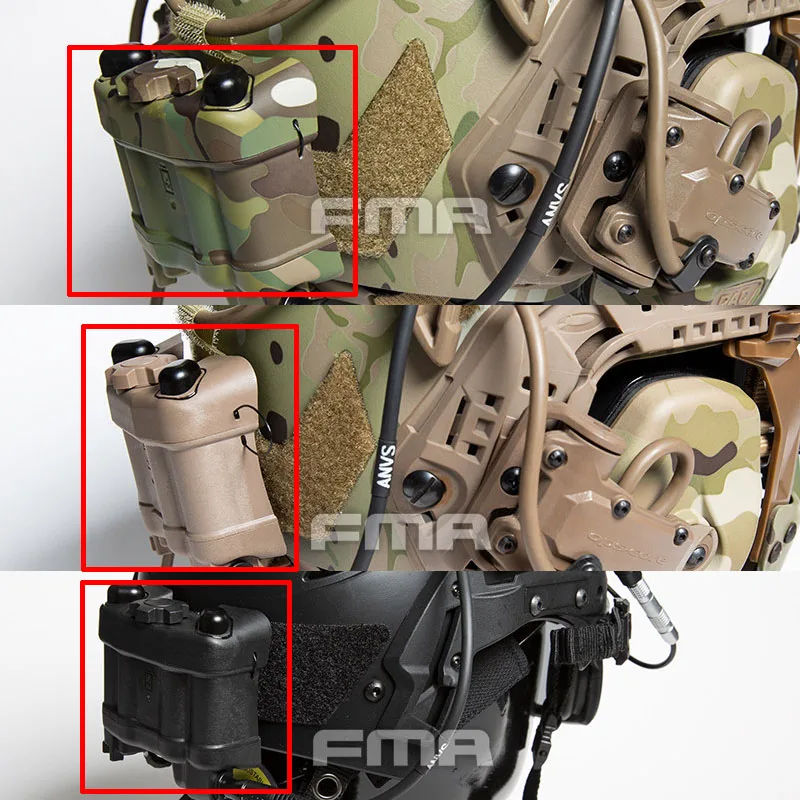 FMA Tactical estuche de batería NVG PVS31 para casco con cable L
