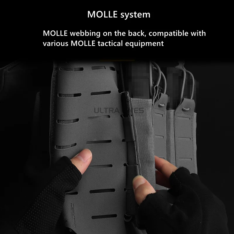 Porta cargadores táctico MOLLE flexible para AR de caza - imagen 5