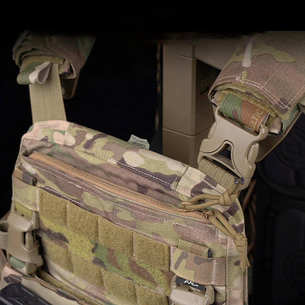 Chaleco táctico Crye AVS bolsillo MOLLE cremallera administrador - imagen 5