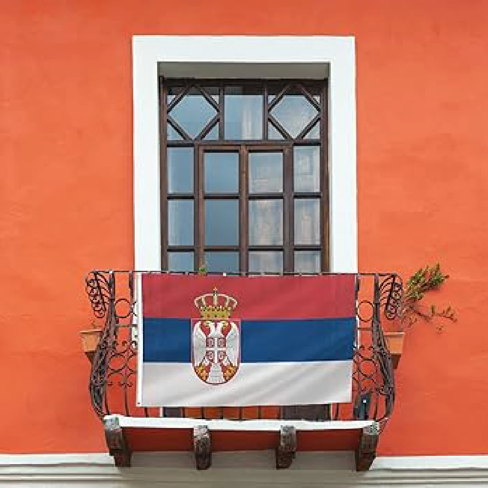 FLAGLINK bandera Serbia para decoración y coleccionismo - imagen 2