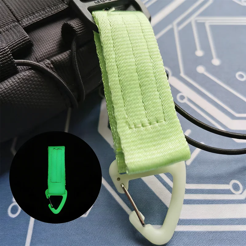 Mochila táctica MOLLE luminosa con hebilla triangular y cierre rápido - imagen 2