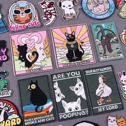 Parche moral gato tarot – Bordado para chaleco MOLLE