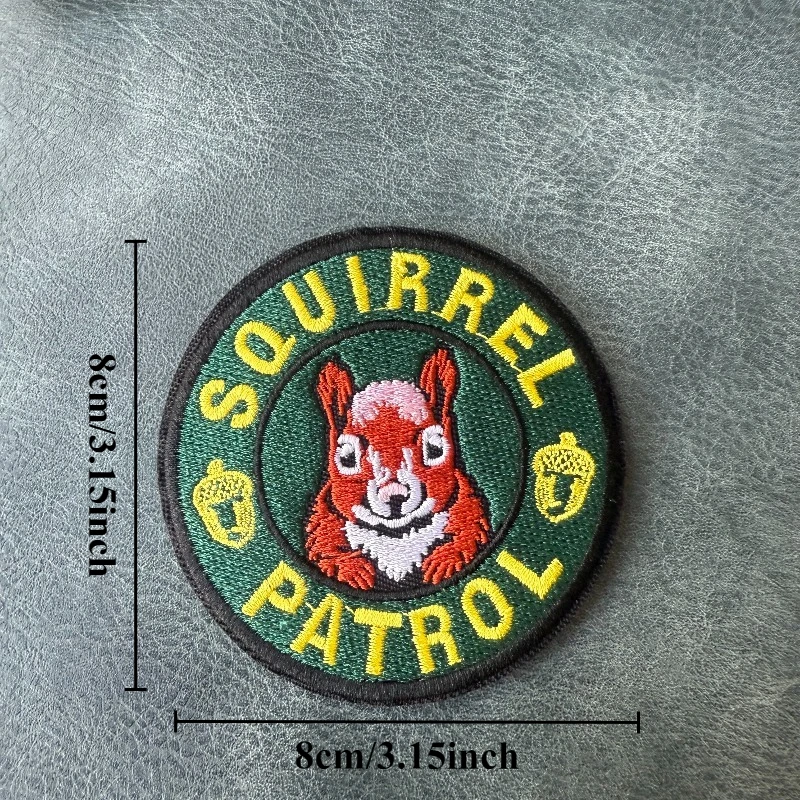 Parche bordado Ardilla roja Patrulla – Para coser o planchar - imagen 4
